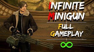 INFINITE MINIGUN ONLY  Full Gameplay  Hardcore  Resident Evil 2 Remake [upl. by Durarte]