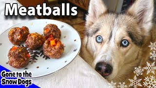 Homemade Meatballs for Dogs  DIY Dog Treats Recipe 92  Homemade Dog Treats [upl. by Olegnaed152]