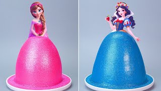 👑Fancy DISNEY Doll Cake  Pull Me Up Cake Decorating Idea  Satisfying Cake Birthday Tutorials [upl. by Lotti]