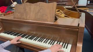 Bluthner 5ft 5in baby grand c1929 with unusual case  hammers replace or reface [upl. by Siraval]