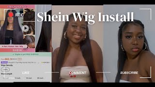 Shein Wig Haul  VPart Wig [upl. by Ttennej256]