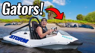 Jet Ski in Gator Infested Water [upl. by Yasmar424]