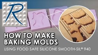 How To Make a Food Grade Silicone Mold For Baking Cookies [upl. by Yehus]