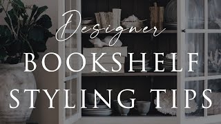 How to Decorate a Bookshelf  Styling the Perfect Bookcase  Suzie Anderson Home [upl. by Kinnon]