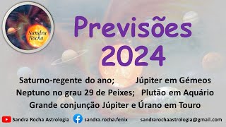 Previsões 2024  principais movimentações astrológicas [upl. by Mumford]