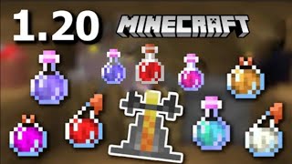 The Ultimate Minecraft 120 Potion Brewing Guide  How to make all [upl. by Randee]