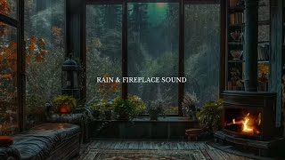 Rain amp Fireplace Sounds [upl. by Melc]