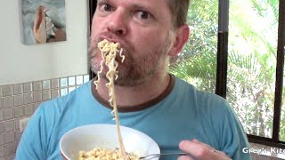 RAMEN NOODLE CHEESE SNACK HACK RECIPE  Gregs Kitchen [upl. by Ditmore423]