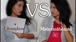 ♡ Laquelle Choisir   Glossybox VS Maboiteàbeauté ♡ [upl. by Rubel]