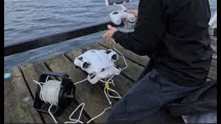 2024 Testing FIFISH VEVO for first time Catch Crabs at the dock [upl. by Fairbanks]