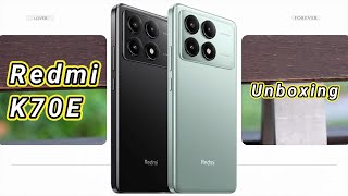 Redmi K70E  Unboxing Design build quality handlingIntroduction specs [upl. by Anaugal]