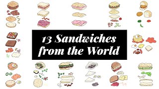 13 Sandwiches from Around the World [upl. by Storfer]