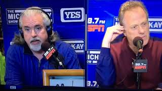 New York Rangers coach Gerard Gallant last name pronunciation controversy on The Michael Kay Show [upl. by Adnamar954]