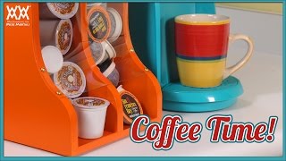 DIY Kitchen Organization KCup Coffee Dispenser [upl. by Ereveniug]