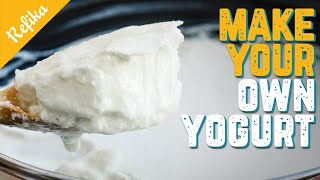 The BEST and HEALTHIEST Homemade Yogurt Recipe Refikas Tips and Tricks to Make the Best Yogurt [upl. by Coppinger]