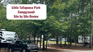 Little Tallapoosa Park Campground Site by Site Tour and Review [upl. by Liban22]