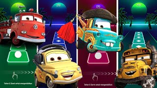 🏎️ Tow Mater vs Dinoco King vs Lighting Mcqueen vs Cursed Miss Fritter \ Coffin Dance [upl. by Alexa160]