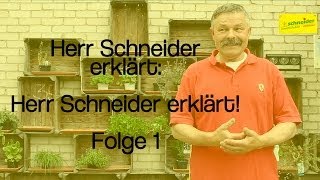 Herr Schneider erklärt die neue YouTubeSerie quotHerr Schneider erklärtquot [upl. by Hylan]