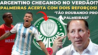 TEM CRAQUE ARGENTINO NO PALMEIRAS VERDÃO FECHA COM DUAS JOIAS TEXTOR ACUSA E PALMEIRAS REBATE [upl. by Philina]