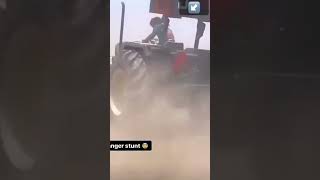 Nishu deshwal bhai dangerous tractor stunt shortytshorts shortviral [upl. by Sausa368]