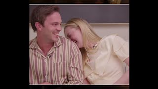 elle fanning and nicholas hoult cant hold their laughter in an interview [upl. by Sucramel]