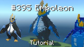 How to build a Pokémon Empoleon statue in Minecraft Tutorial [upl. by Barclay219]