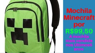 Mochila Minecraft de Alta Qualidade  POR R9950 REAIS [upl. by Slin701]