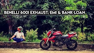 Benelli 600I Exhaust Note EMI Bank Loan amp Maintenance Cost [upl. by Ayardna899]