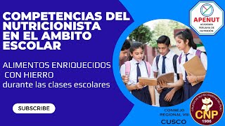 ALIMENTOS ENRIQUECIDOS CON HIERRO durante las clases escolares [upl. by Meridel]