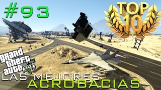 GTA V TOP 10  Las mejores acrobacias 93  CARFLIPCHALLENGE GTA 5 [upl. by Noired]