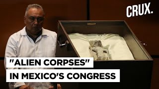 UFO Proof “NonHuman” Alien Corpses Retrieved From Peru Displayed At Mexico Congressional Hearing [upl. by Halet]