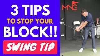 How To Stop Blocking Your Golf Shots 3 Must Do Tips [upl. by Ahtram848]