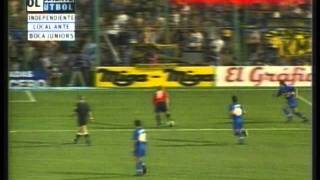 Independiente 3 Boca 0 Apertura 2000 Los goles [upl. by Okoy]