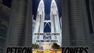 The Architecture of Kuala Lumpur Petronas Towers amp Saloma Bridge [upl. by Yasui]