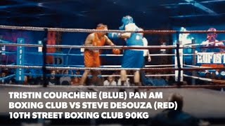 Tristin Courchene BLUE VS Steve Desouza RED 90kg Teofista Boxing Series 46 [upl. by Subir]