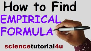 How to Calculate EMPIRICAL FORMULA Using 5 Simple Steps [upl. by Yojal348]