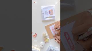 Polaroid packing☁️🥞 aesthetic aestheticartandcrafts craft aestheticgifts kawaiigifts shorts [upl. by Omrellug]