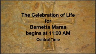 Celebration of Life For Bernetta Maras 09 19 24 [upl. by Anilek]