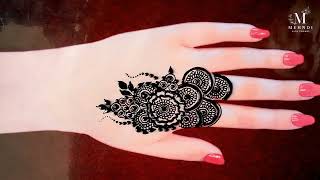 Easy Back Hand Mehndi Design❤️ By  Mehndi With Friends [upl. by Hadwin871]