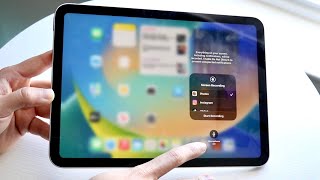 How To Screen Record On iPad 10th Generation [upl. by Oinigih659]