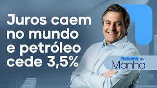 🔴 03062024 Dados fracos nos EUA derrubam juros globais  Petróleo cai 35  Resumo da Manhã [upl. by Oludoet]