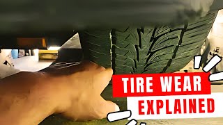 Tire wear explained and Wheel Alignment terms applied [upl. by Hunley178]