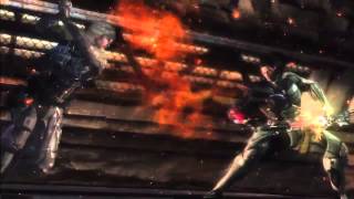 Metal Gear Rising Revengeance  Jetstream Sam First Boss Fight [upl. by Anahgem674]