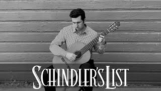 Schindlers List Theme on Classical Guitar  Free tab and sheet music [upl. by Adnohsak]