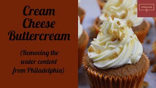 Perfectly pipeable cream cheese Frosting Buttercream with Philadelphia cream cheese frosting [upl. by Oikim53]