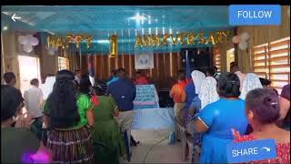 coro maya mopan Belmopan Belize 🙏 House of prayer church 🙏1 Anniversary [upl. by Vinay]