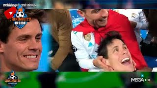 Cristiano y Edu Aguirre CANTAN JUNTOS quot¿DÓNDE ESTÁ CR7quot  Chiringuito Inside [upl. by Darees]