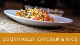 One Pot Chicken and Rice  Southwest Flavors [upl. by Hardin]