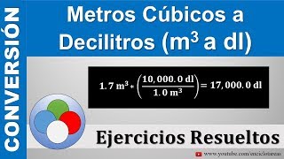 Metros CÃºbicos a Decilitros m3 a dl [upl. by Hutson]