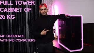 Thermaltake Chasis  Core P8 TG Full Tower Case UNBOXING MY EXPERIENCE WITH MD COMPUTERS [upl. by Enylecoj]